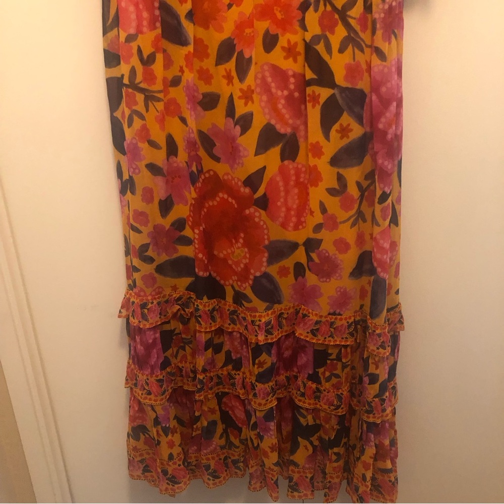 NWT $275 FARM RIO Floral Dream Short Sleeve Maxi Dress- sizes XS, Small + Large! - Picture 11 of 15
